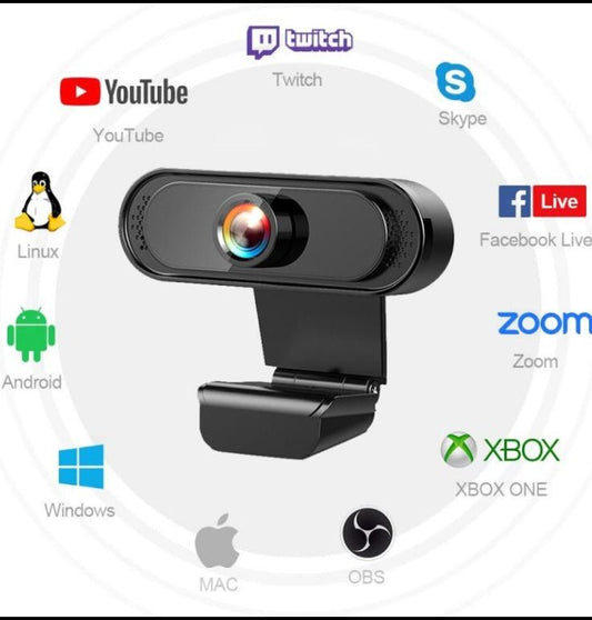 1080P2K HD Video Conference Network Class Drive - free Computer USB Webcam - FlowTech