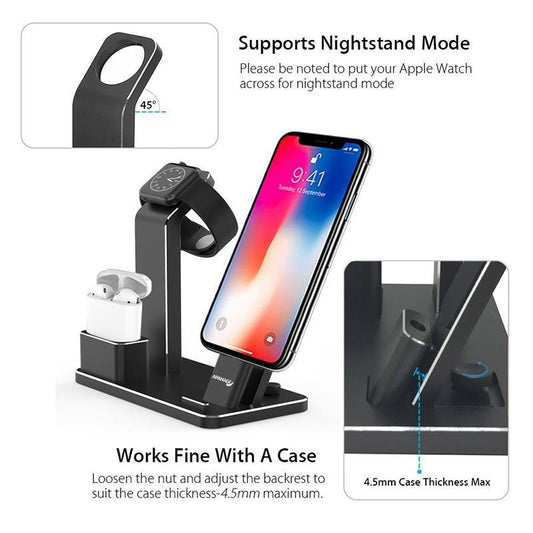 4 IN 1 AIRPODS CHARGING DOCK HOLDER - FlowTech