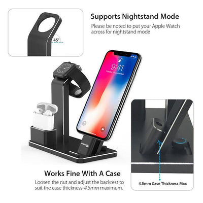 4 IN 1 AIRPODS CHARGING DOCK HOLDER - FlowTech