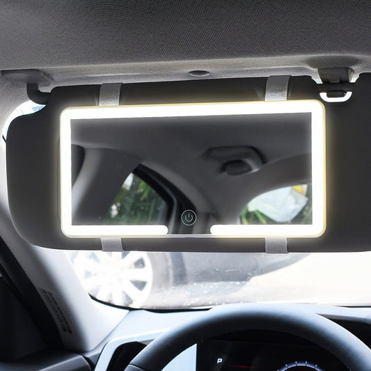 Automotive Sun Louver Makeup Mirror Dimming With Light - FlowTech