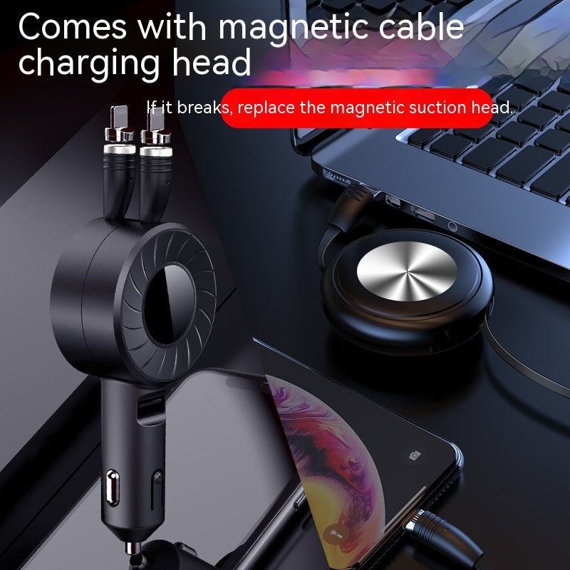 Charger Telescopic Car Multifunctional 5A Fast Charge Data Cable - FlowTech