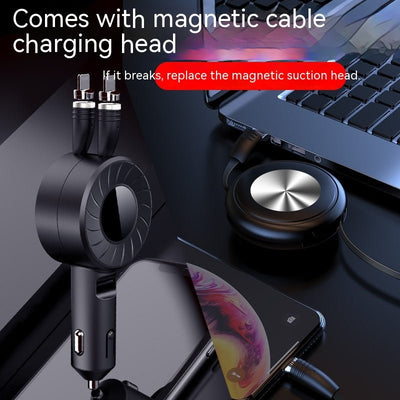 Charger Telescopic Car Multifunctional 5A Fast Charge Data Cable - FlowTech