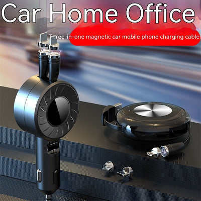 Charger Telescopic Car Multifunctional 5A Fast Charge Data Cable - FlowTech