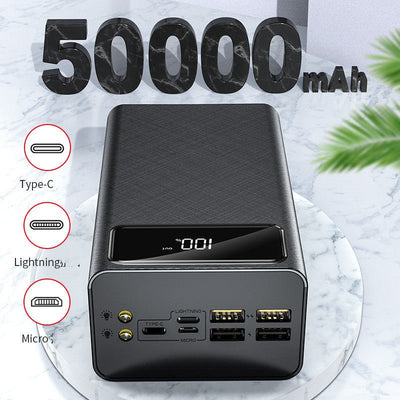 Digital Display Mobile Power High - capacity Charging Bank - FlowTech