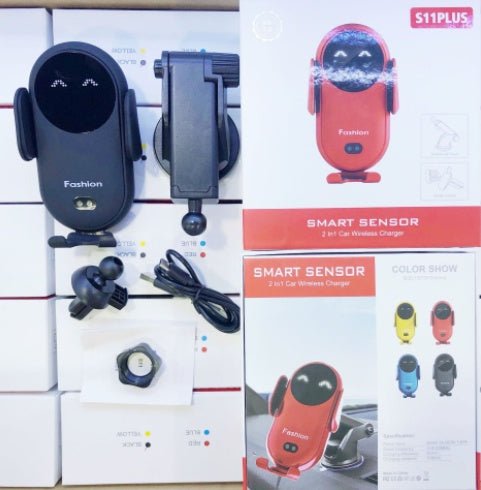 Infrared Induction Car Wireless Charger Car Phone Holder - FlowTech