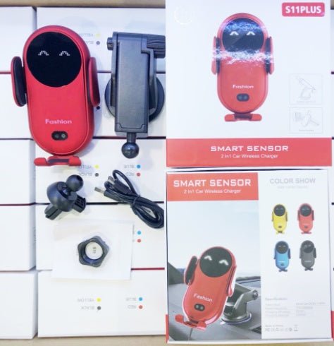 Infrared Induction Car Wireless Charger Car Phone Holder - FlowTech