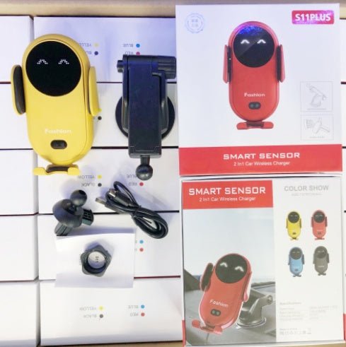 Infrared Induction Car Wireless Charger Car Phone Holder - FlowTech