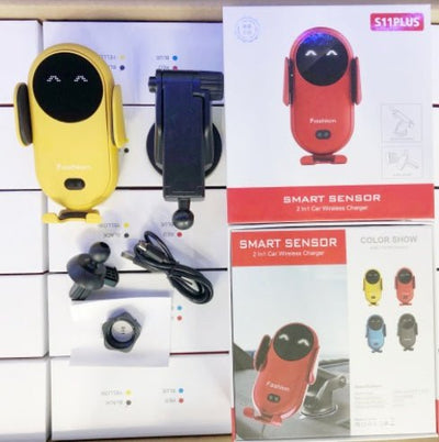 Infrared Induction Car Wireless Charger Car Phone Holder - FlowTech