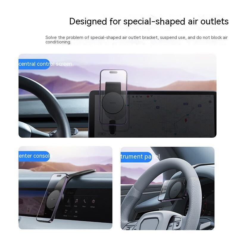 Magnetic Bendable Car Mobile Phone Holder 15W - FlowTech