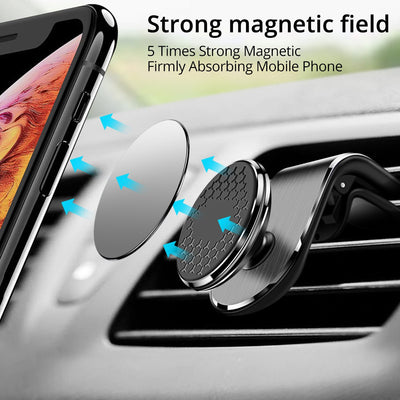 Magnetic Car Phone Holder Air Vent Magnet Mount Smartphone - FlowTech