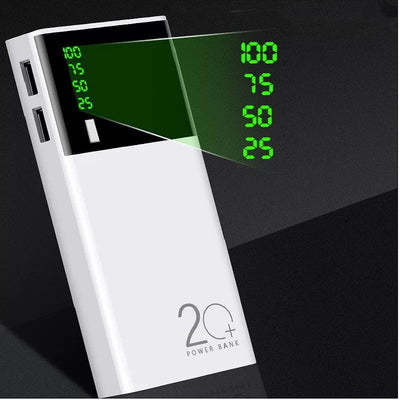 New 20000Mah Power Bank Black Rice - FlowTech