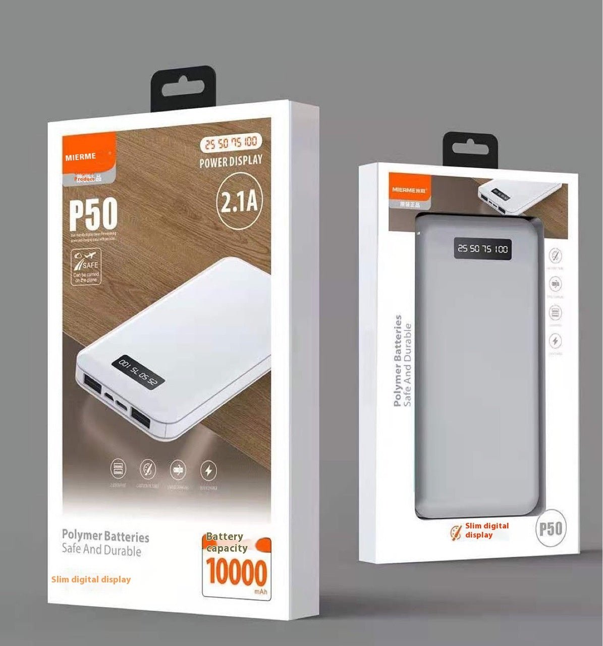New polymer mA power bank ultra - thin - FlowTech