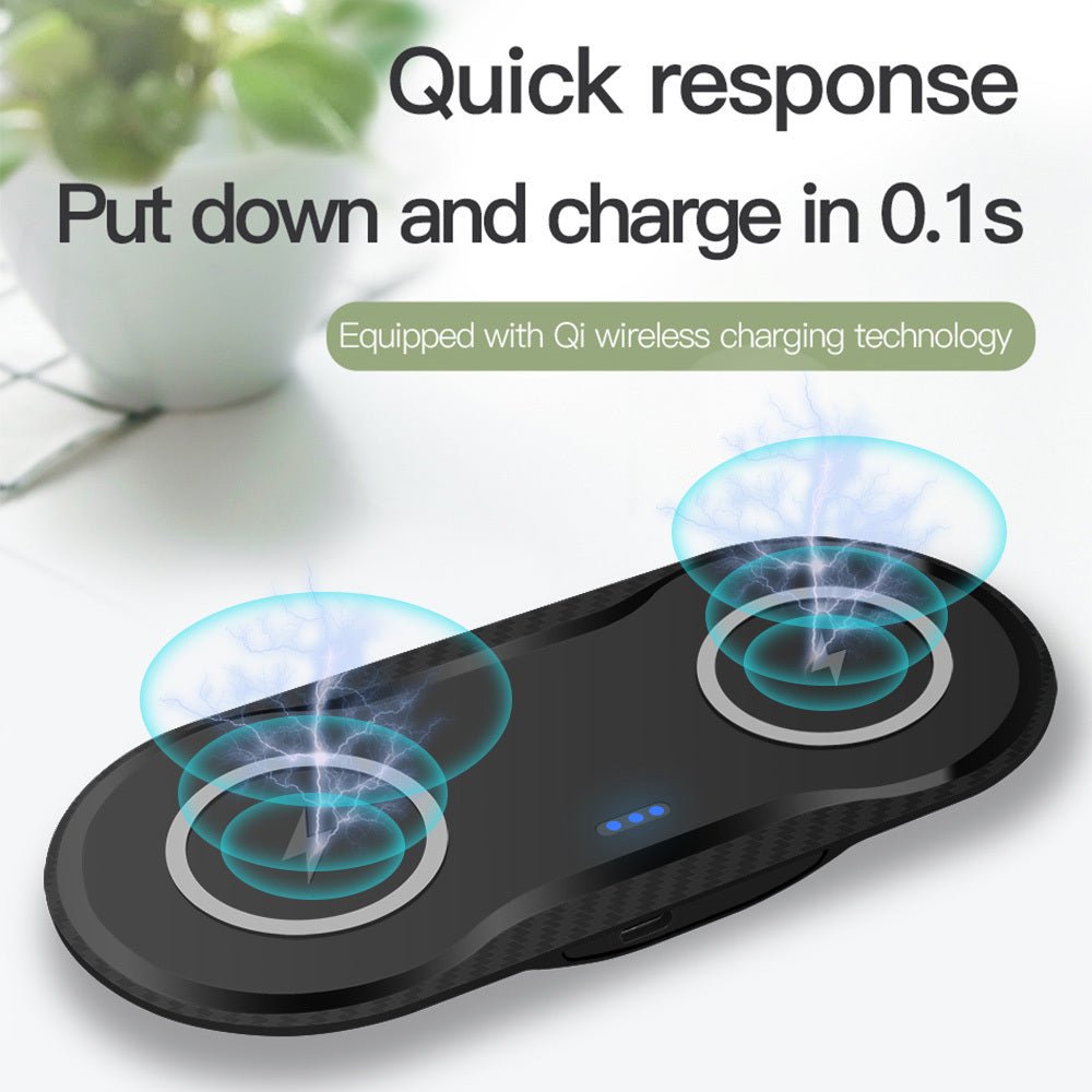 Wireless Charger Dual Mobile Phone Charger - FlowTech