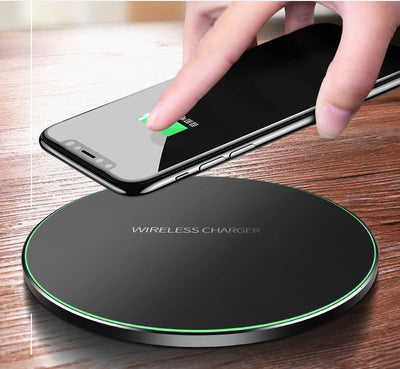 Wireless Charger For I - Phone Fast Wireless Charging Pad For Sam - sung High Speed - FlowTech
