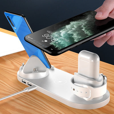 Wireless Charger For IPhone Fast Charger 6 In 1 - FlowTech