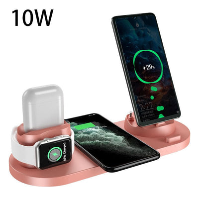Wireless Charger For IPhone Fast Charger 6 In 1 - FlowTech