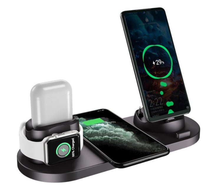 Wireless Charger For IPhone Fast Charger 6 In 1 - FlowTech