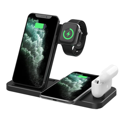 Wireless charger Three - in - one wireless charger for phones and watches - FlowTech