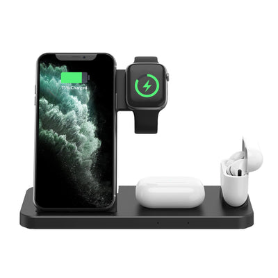 Wireless charger Three - in - one wireless charger for phones and watches - FlowTech