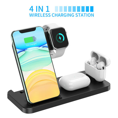 Wireless charger Three - in - one wireless charger for phones and watches - FlowTech